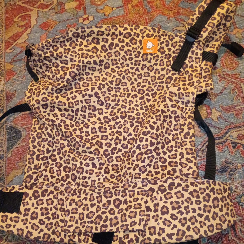 Tula Brown and Black Leopard Print Carrier